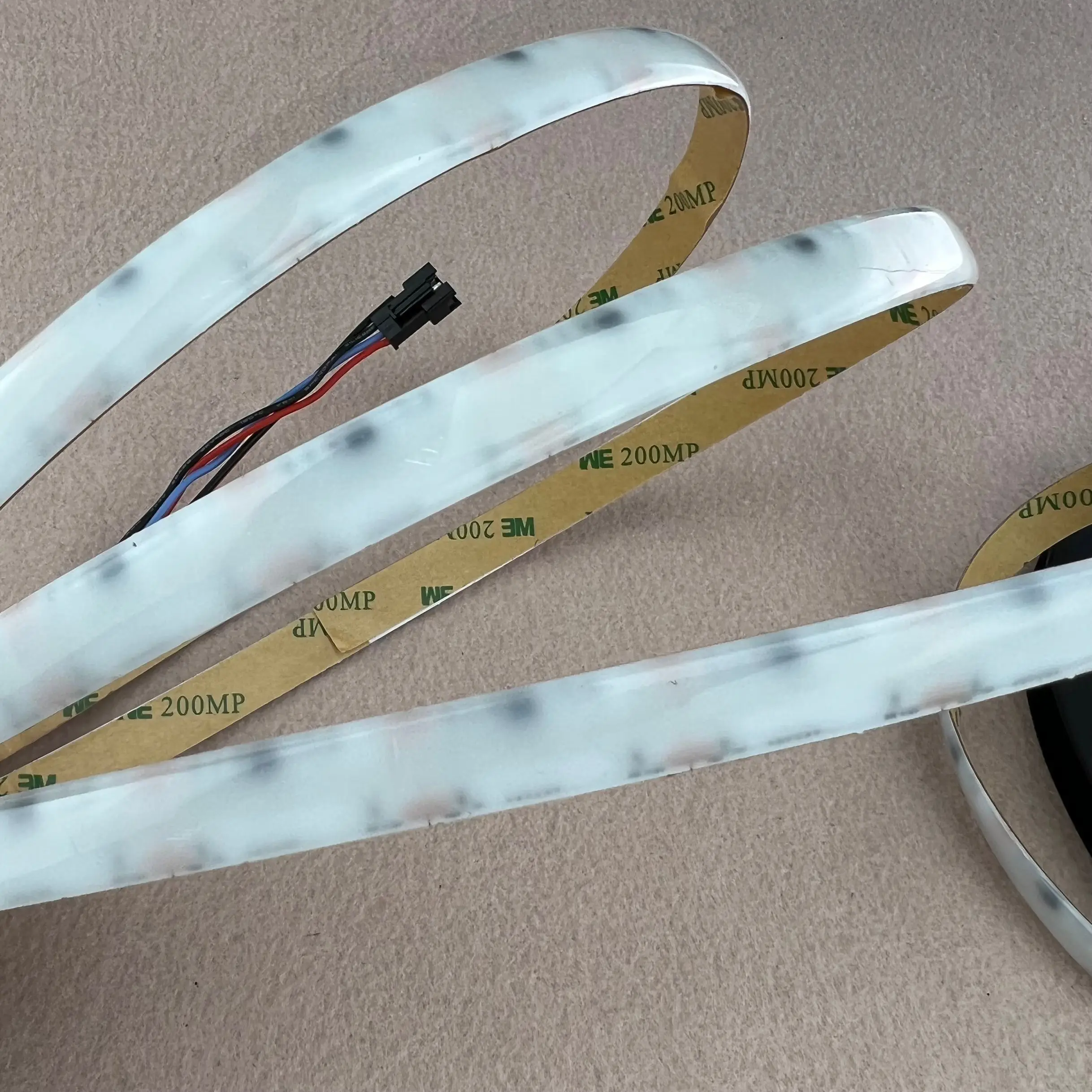 

12V WS2811 LED RGB full color COB smart pixel strip light;36pixels(18LEDs per pixel) 648 LEDs/m,IP65,flexible;5m