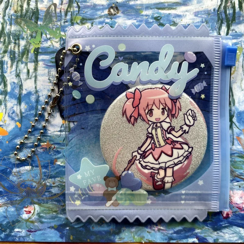 Фото Аниме Puella Magi Madoka Magica заколки Милая 58 мм фигурка Homura Miki Sayaka Брошь Косплей искусственная обувь ювелирные аксессуары №1