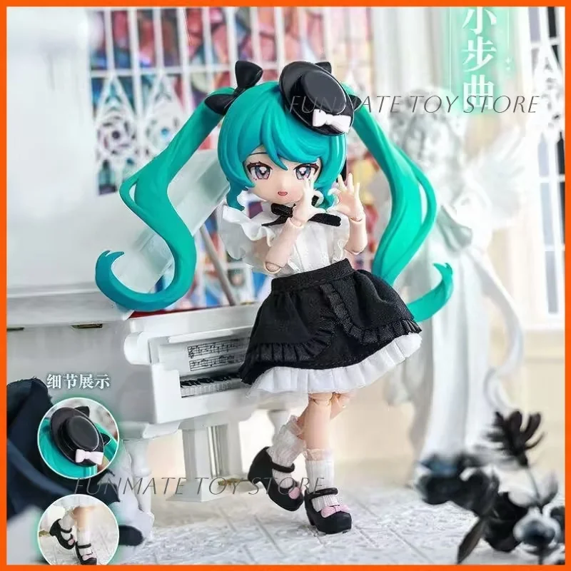 Фото Коллекционная фигурка Hatsune Miku 14 см (BJD&MJD) в закрытой упаковке, модная игрушка-украшение для рабочего стола, сюрприз-кукла, подарок №5