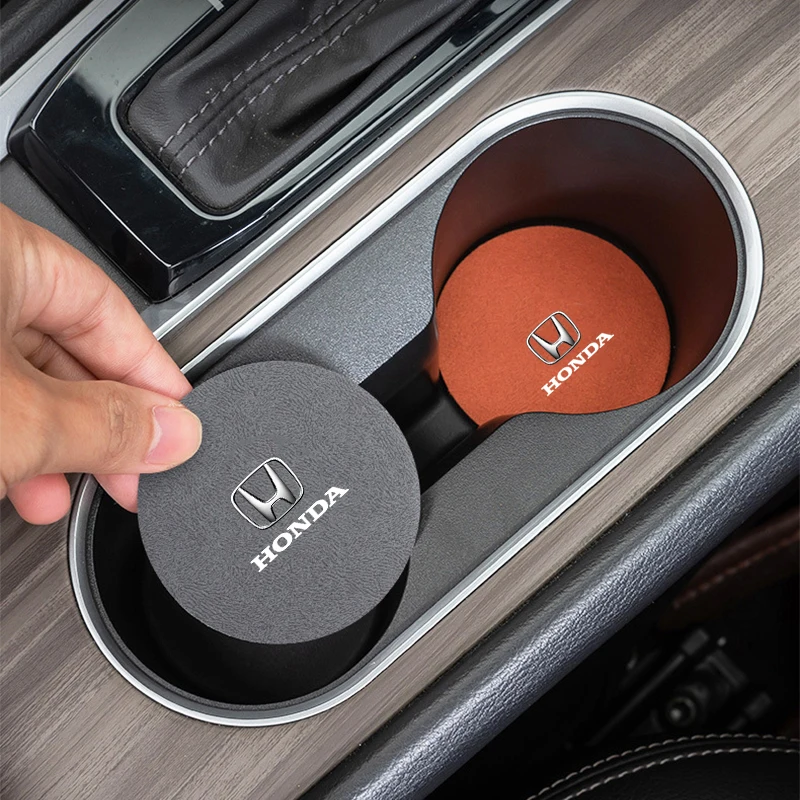 2 шт. автомобильные кожаные подставки для воды противоскользящие коврики