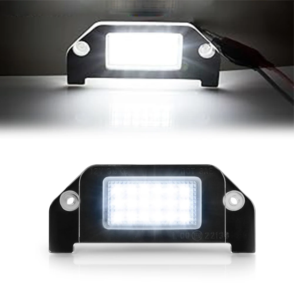Фото Светодиодная лампа 18SMD для подсветки номерного знака без ошибок для Dodge Magnum Charger Challenger Avenger Dart Chrysler 300 №4
