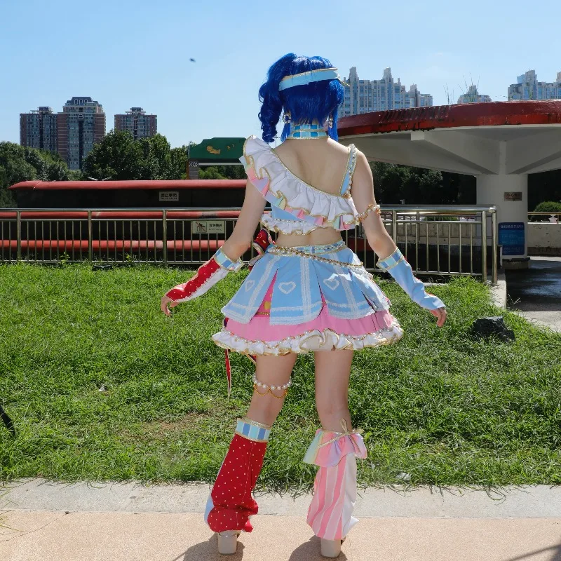 Фото Костюм для косплея Хосимия Ичиго из Aikatsu, платье Лолита для девочек, униформа для Хэллоуина, Рождества, косплей-конвенций, аниме-наряд №4