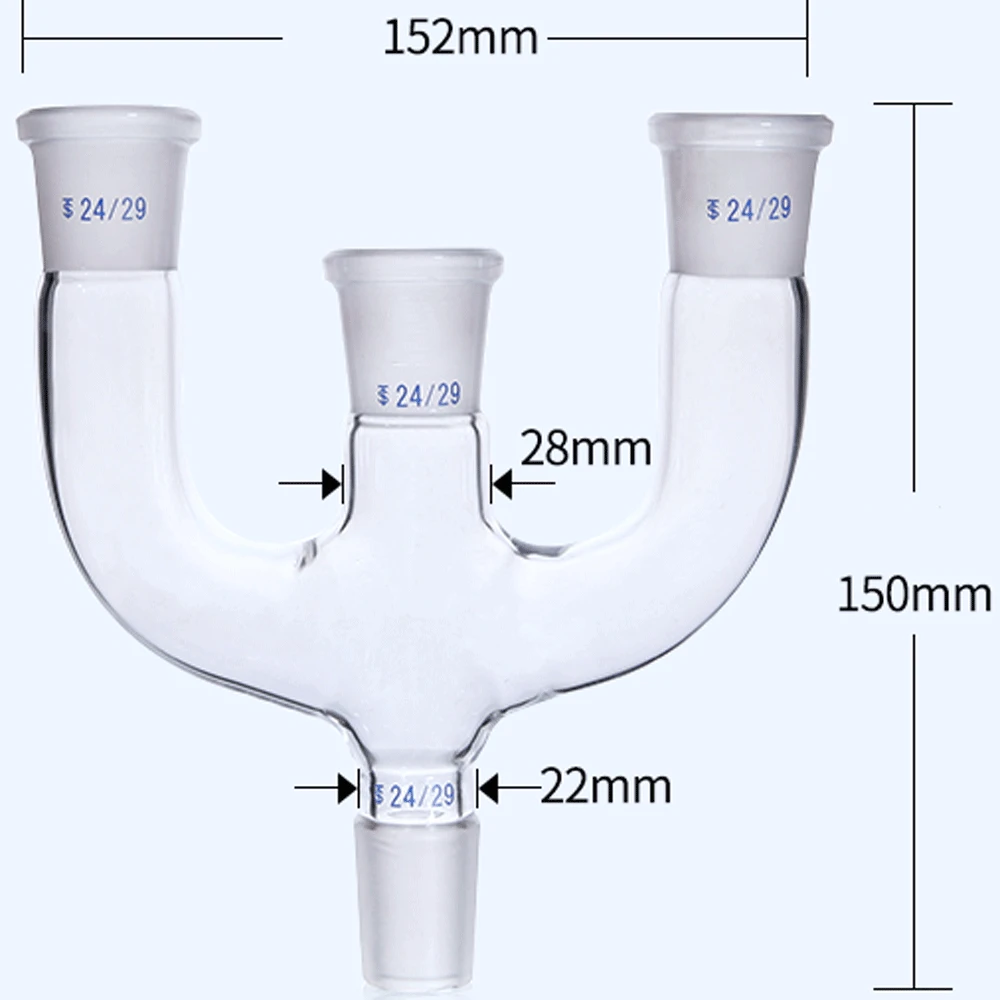 

Стеклянная газовая направляющая трубка Boro 2/3/4 портов