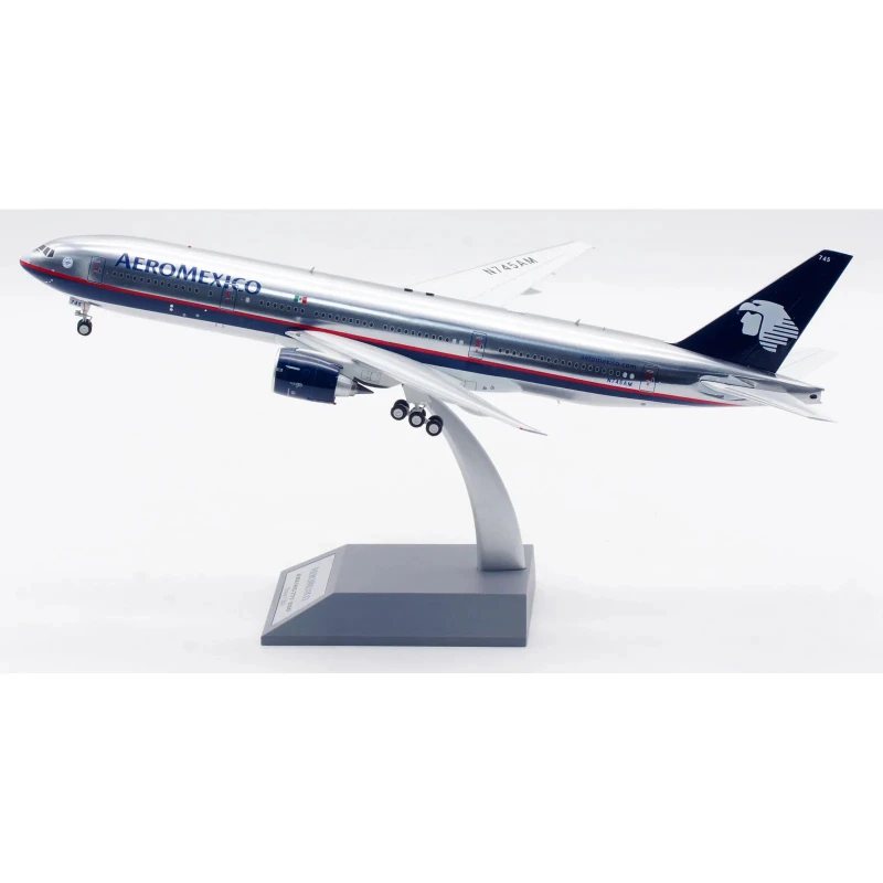 1:200 литой под давлением самолет из сплава INFLIGHT Aeromexico Полированный Boeing B777-200 модель