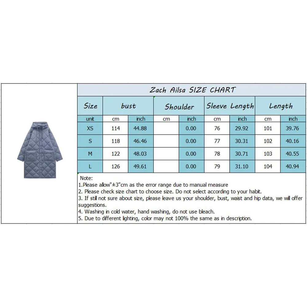 Autumn and winter new fashion women's casual all-match stand-up collar hooded pockets decorated with long cotton coats