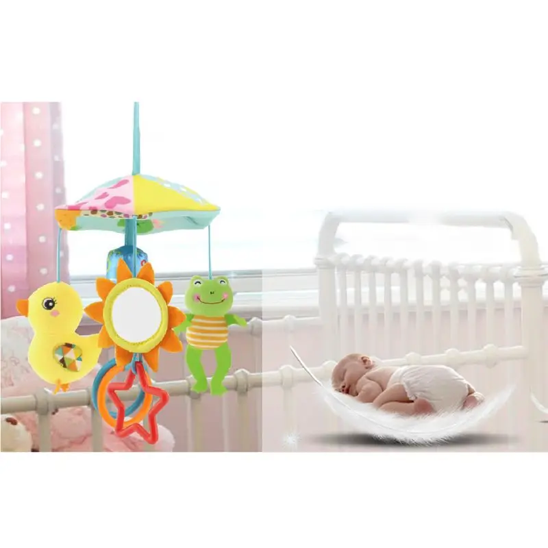

Animal Crib Hanging Toy Baby Bed Stroller Wind Newborn Pushchair Rattle