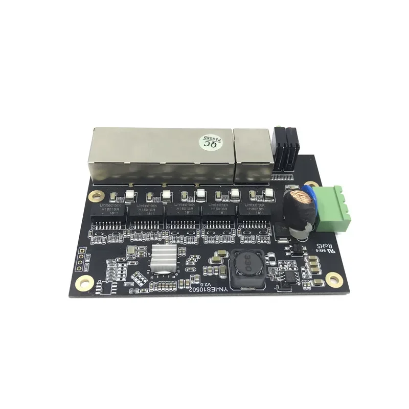 Фото Unmanaged 5port 10/100M industrial Ethernet switch module  PCBA board OEM Auto-sensing Ports PCBA board OEM Motherboard №5