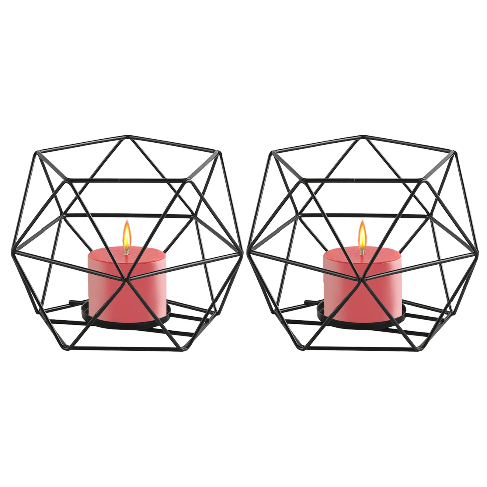 

2 шт., подсвечник для свечи, с металлической проволокой