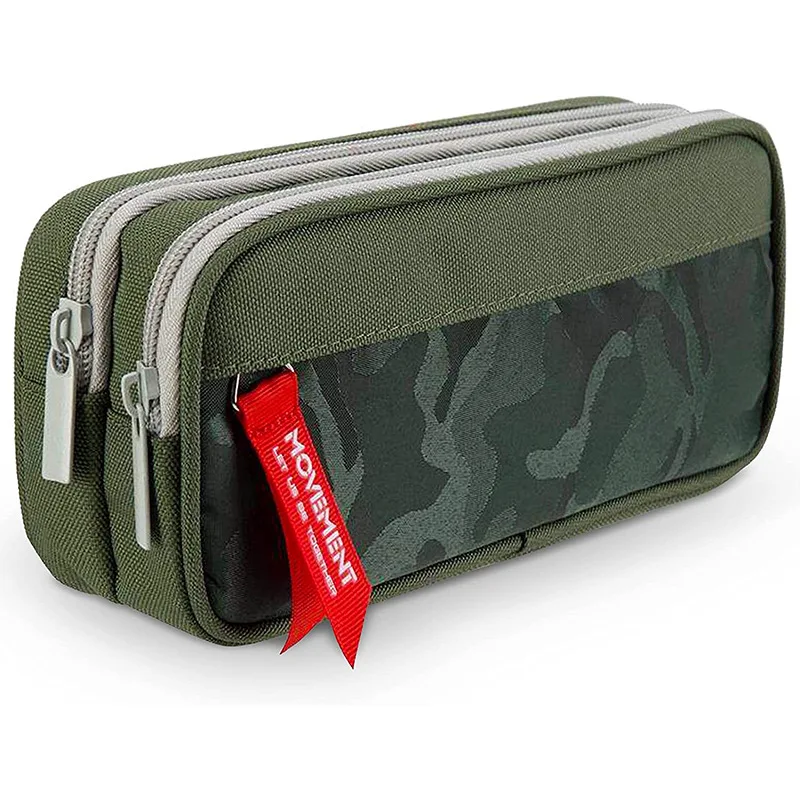 

Kids Camouflage Large Capacity Pencil Bag Boy Simple Can Holder 20cm Ruler Stationery Bag Student Pencil Pouch School Supplies