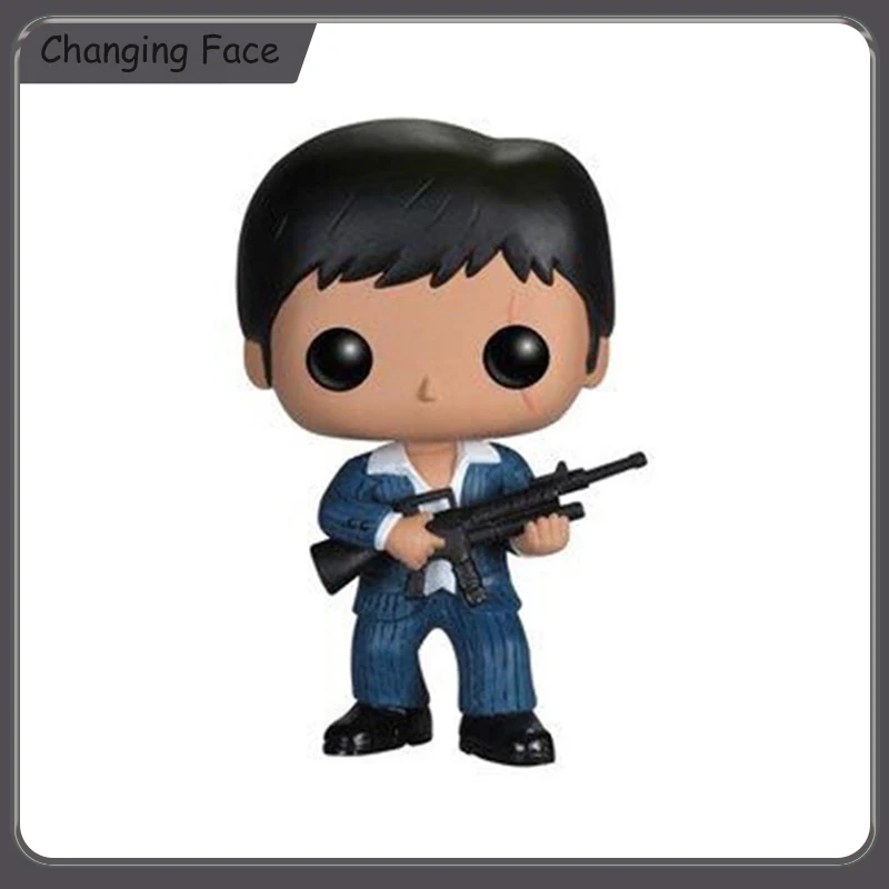 

Экшн-фигурка scarface Тони Монтана, Коллекционная модель, кукла, подарок для детей, шарфы, фигурки для детей