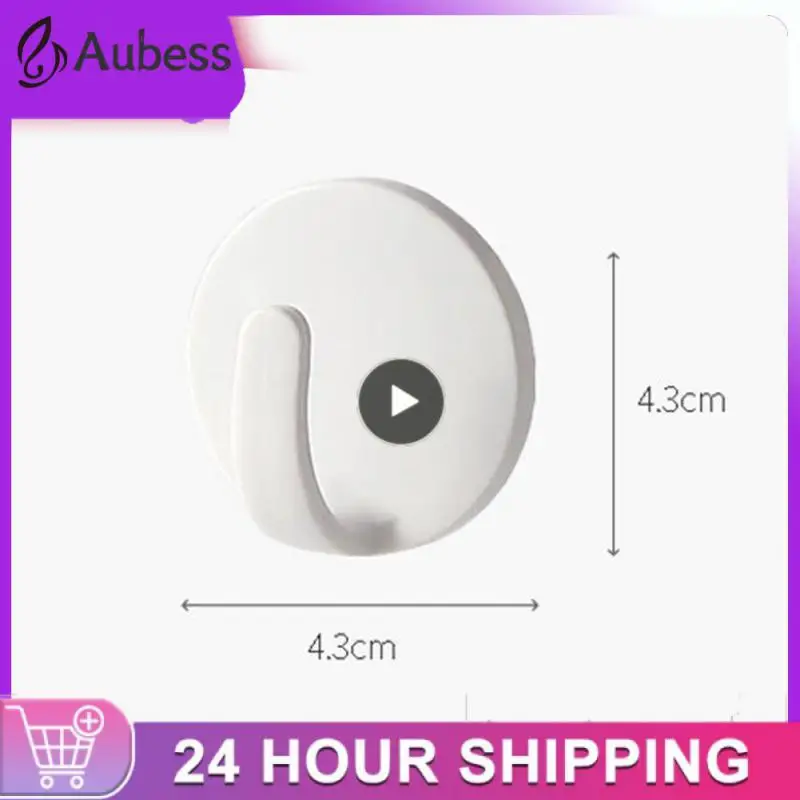 

5/8/10PCS Key Hanger Hook Strong Load-bearing Capacity Wall-mounted Magnetic Hook Convenient Reusable Kitchen Accessories