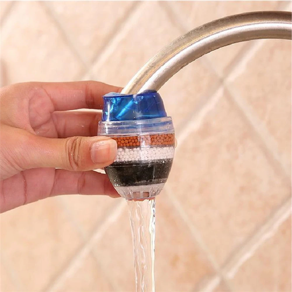 

1Pc Household Kitchen Home Carbon Faucet Mini Tap Water Clean Filter Purifier Filtration Cartridge 21-23mm Carbon Water Filter