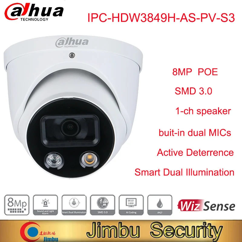 

2 pcs Ipc-hdw3849h-as-pv-s3 and 2 pcs PFB203W ship to Israel by fedex
