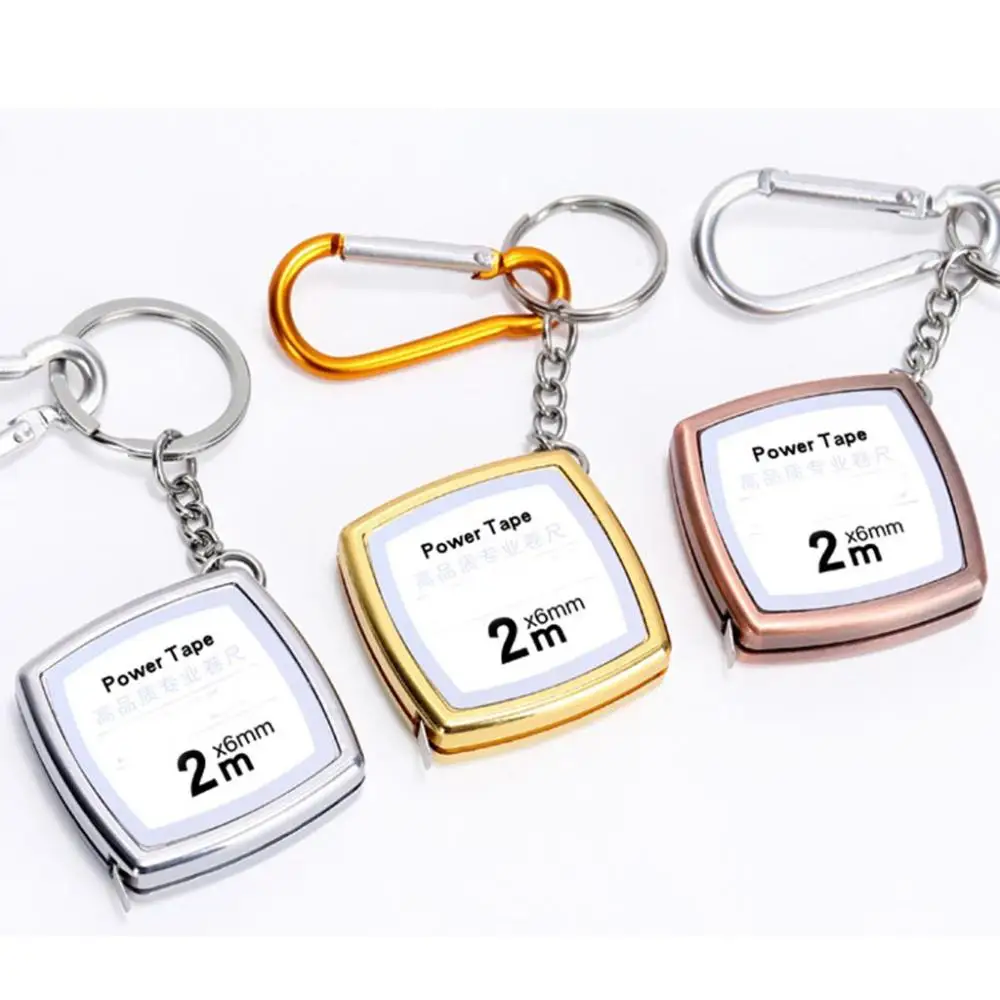 

Выдвижная рулетка 2 м, измерительная лента, брелок, измерительные инструменты, рулетка, карманный сантиметр, миниатюрная линейка с брелоком