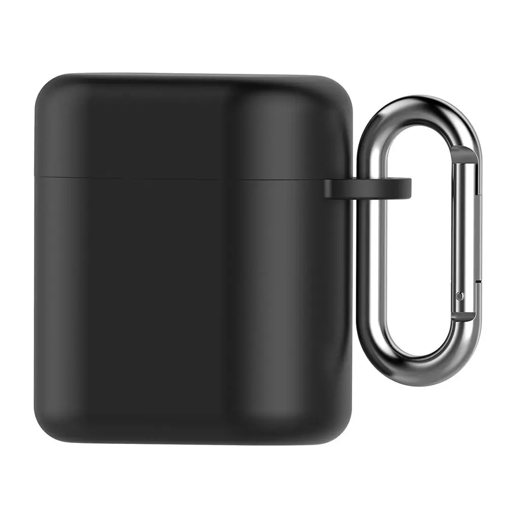Силиконовый защитный чехол с карабином для Huawei Freebuds2/Honor Flypods Pro оснащенный
