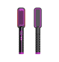 usb wireless mini hair brush rechargeable beard comb travel hair straightener brush