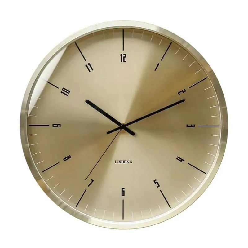 

Metal Wall Clock Gold Modern Watch Home Living Room Large Luxury Clock Mechanism Secret Stash Relogio Gift Ideas