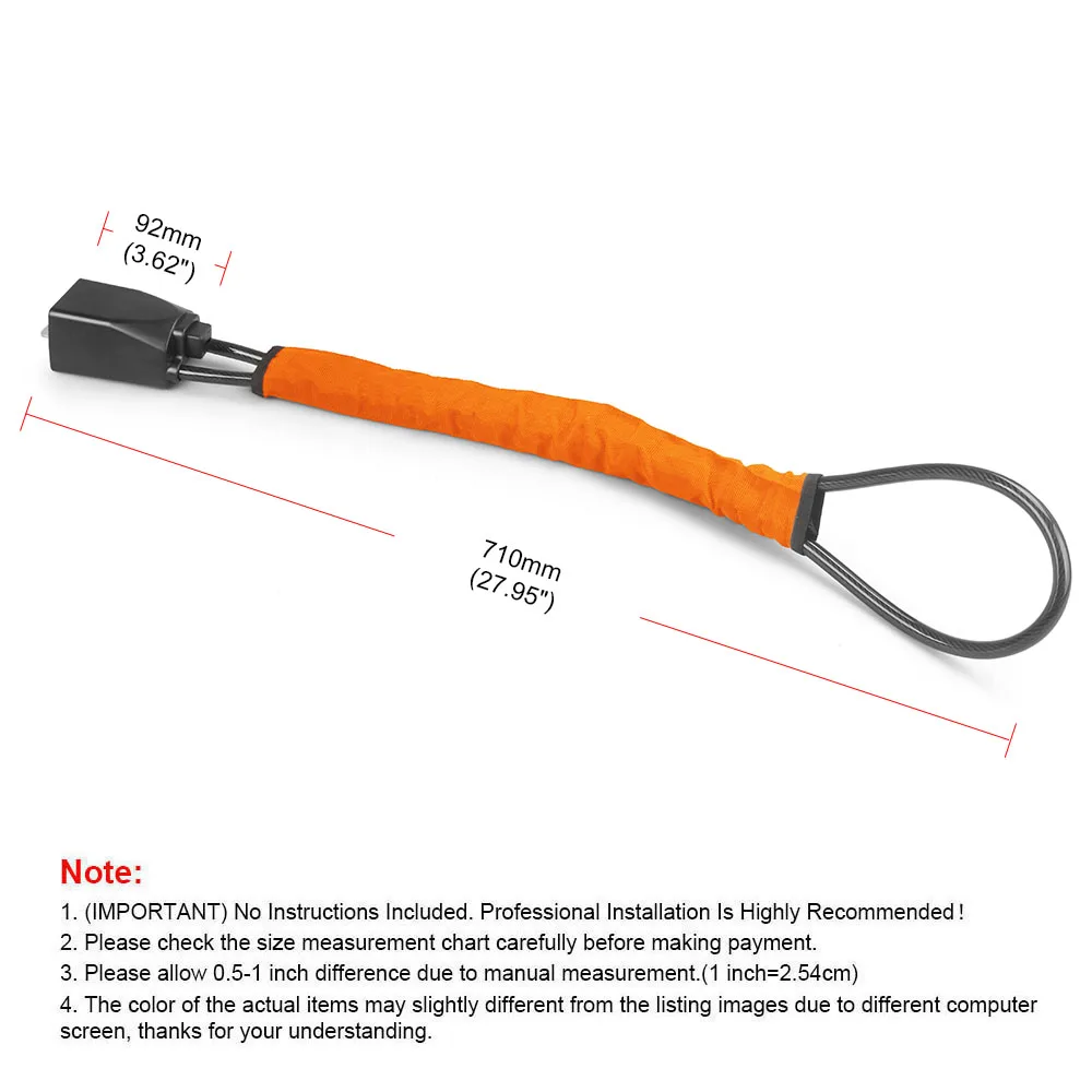 Универсальный замок на руль автомобиля Противоугонный с 3 ключами подходит для