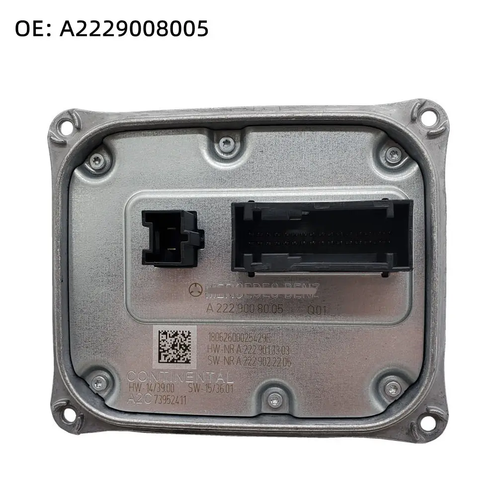 

Оригинальный модуль управления фарами OE # A2229008005 для Mercedes W205 S205 S63 AMG C180L C350 2015-2018