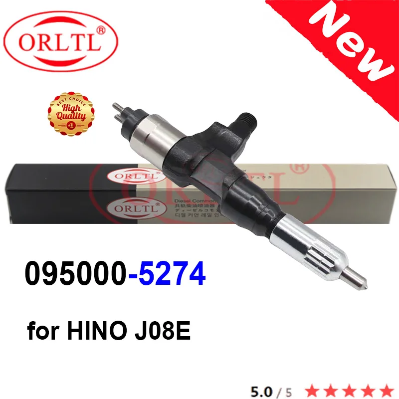 ORLTL Новый 095000-5274 0950005274 095000 5274 23670-E0250 23670-E0251 дизельный инжектор в сборе 23670E0251 для HINO J08E