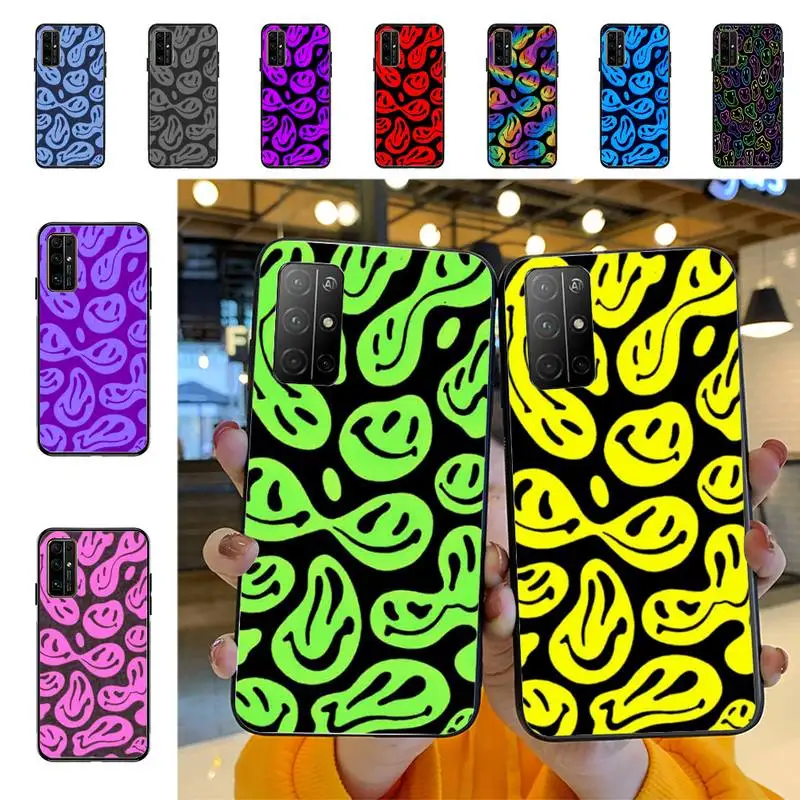 

Ketaotao Melting smiley face Phone Case for Huawei Honor 10 i 8X C 5A 20 9 10 30 lite pro Voew 10 20 V30