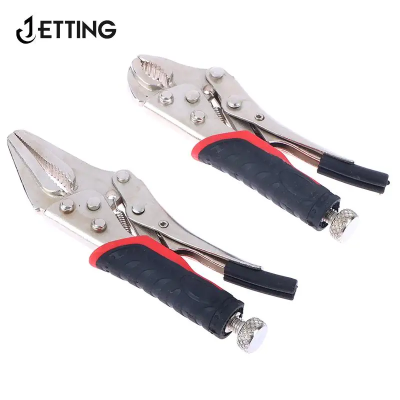 

Quick Fixing Clamping Pliers 4 Inch 5 Inch Curved Jaw Locking Pliers Mini Locking Pliers For DIY Hand Repair Tools