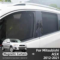magnetic car sunshade cover for mitsubishi asx 2012 2021 interior windshield stylish mesh custom fit accessories sun visor