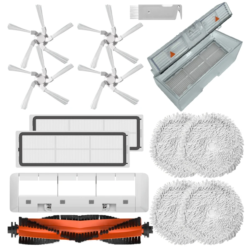 

Accessories For Dreame W10 Pro Self-Cleaning Robot Vacuum And Mop Cleaner Filter Side Main Brush Mop Cloth Dust Box Spare Parts