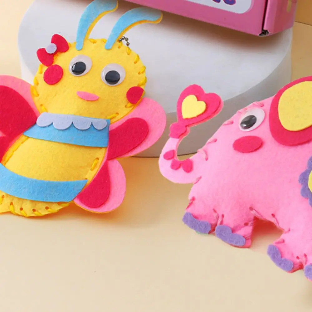 Подвеска из нетканого материала набор ручной работы мультяшное животное для