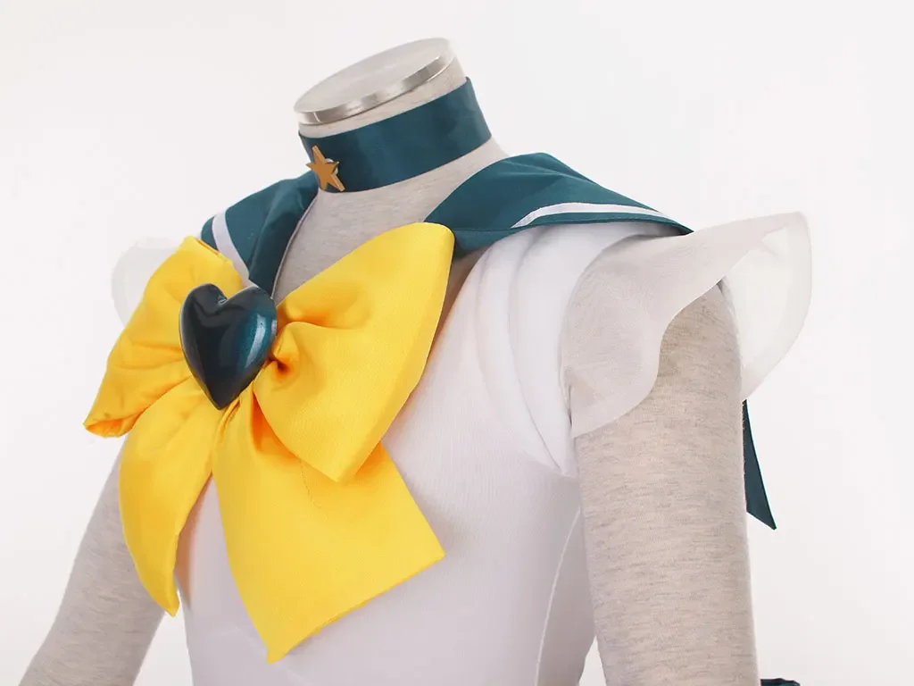 Аниме Косплей Sailor Stars Uranus Tenoh Haruka Supers Версия боевого костюма