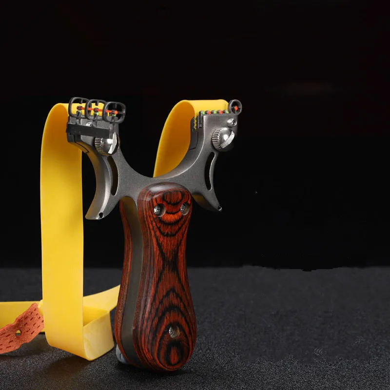 

Профессиональная охотничья Рогатка, Высококачественная катапульта из нержавеющей стали с плоской резиновой лентой, набор ремней для игр на открытом воздухе