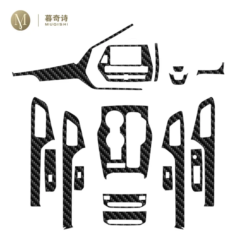 

PET 5D carbon fibre Film For Toyota Highlander 2020-2023 Car interior Center console Anti scratch resist film Accessories refit