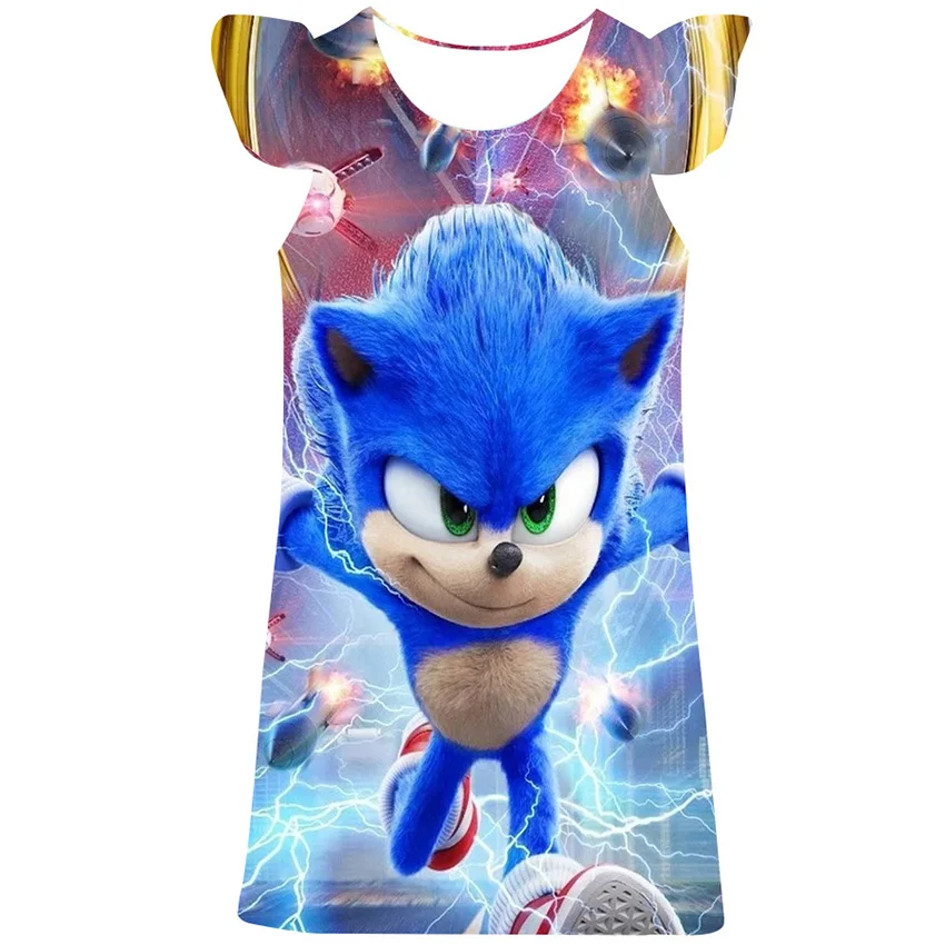 

Детское платье с 3d-рисунком, на Возраст 3-10 лет