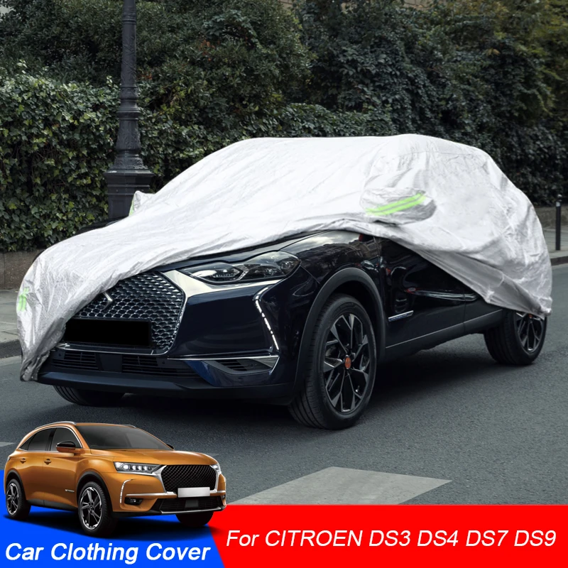 Чехол для автомобиля Citroen DS3 DS4 DS7 DS9, чехол с защитой от дождя, мороза, снега, пыли, внешние аксессуары для авто