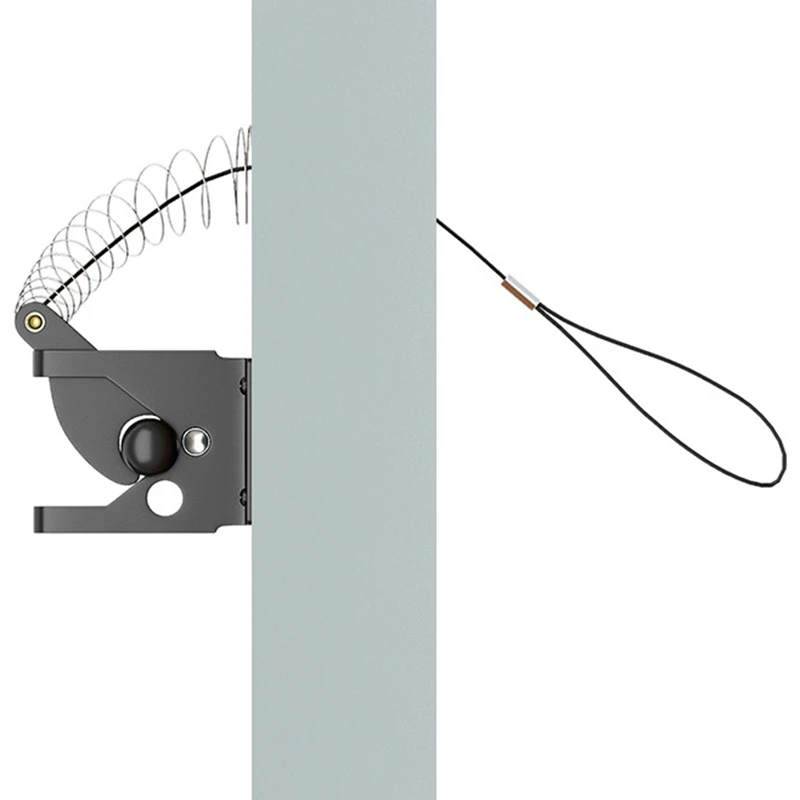 Сверхмощная Автоматическая защелка забор пряжка ремень веревка Запираемая