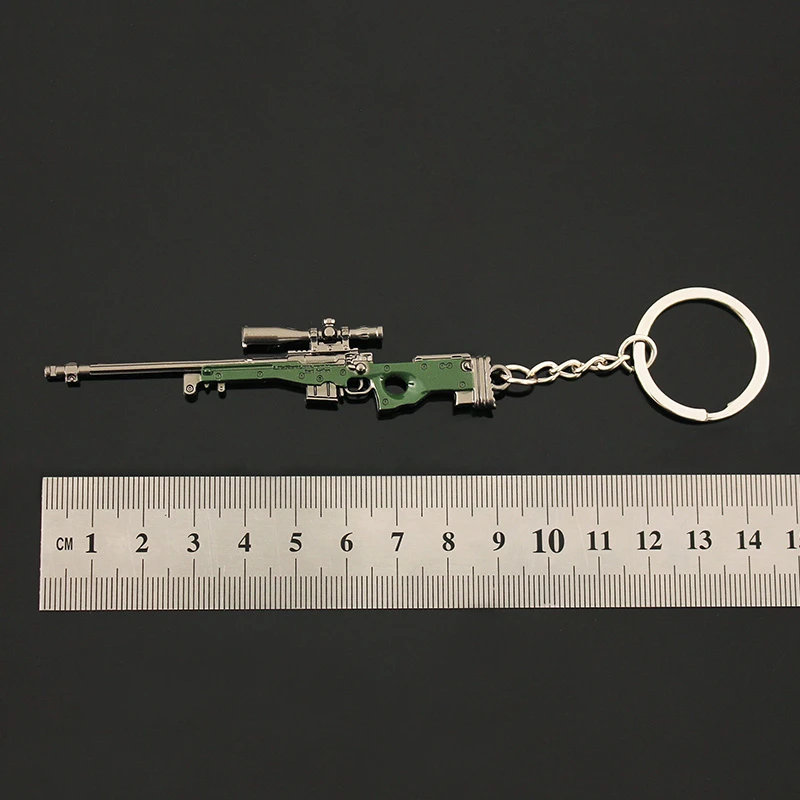 Микро Pubg игрушечный пистолет металлический брелок модель оружия мини 9 см 3D