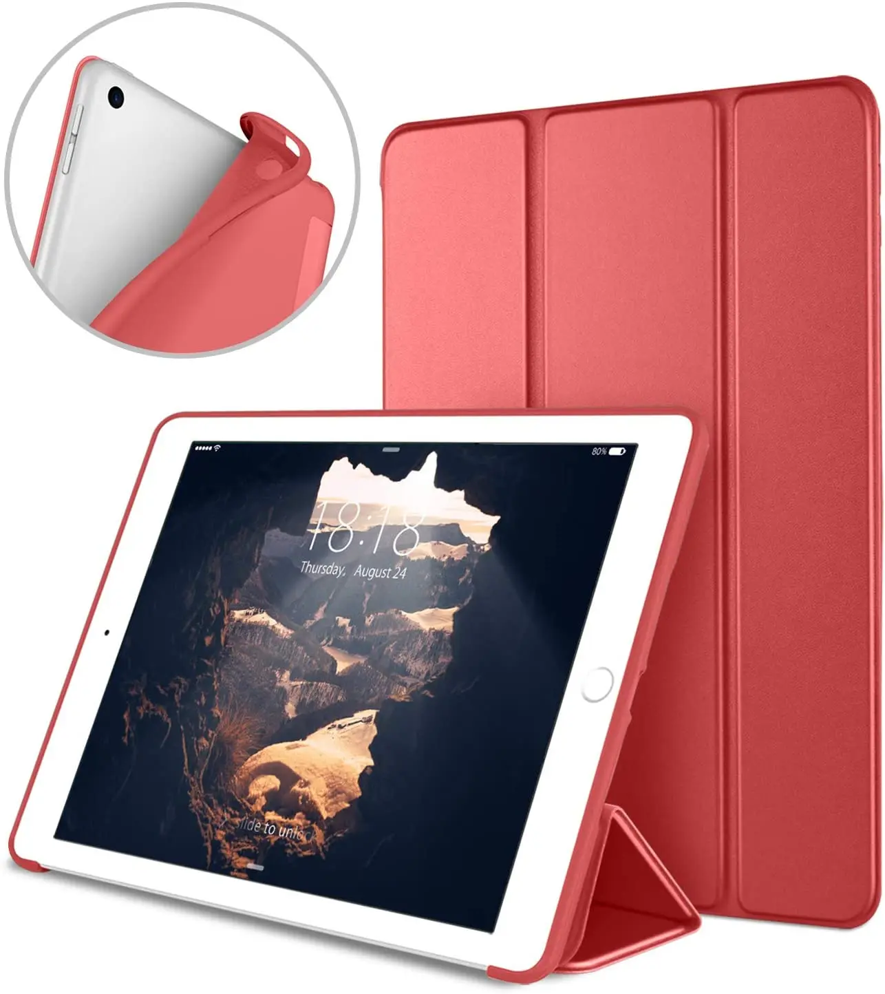 

Тонкая мягкая подставка для iPad 10,2 дюйма, iPad 9 поколения 2021/ iPad 8 поколения 2020/ iPad 7 поколения 2019