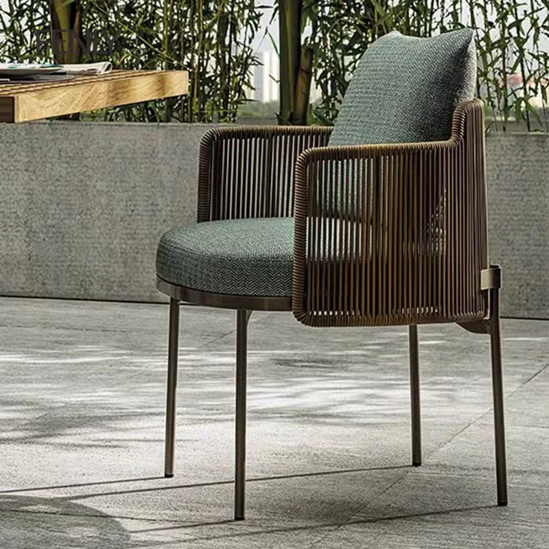 Роскошная уличная садовая мебель из ротанга тикового дерева уличный стол и Набор