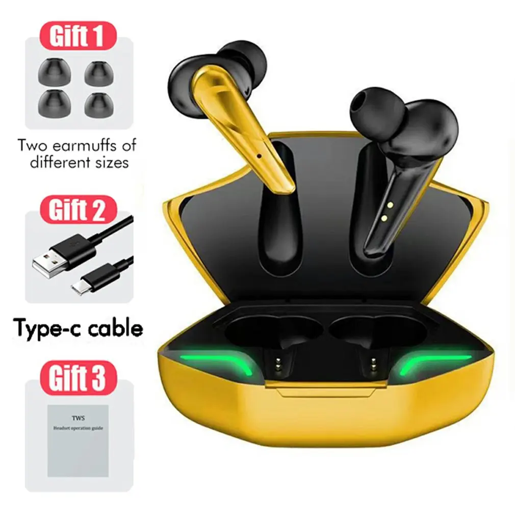 

Беспроводные Игровые наушники с низкой задержкой, Bluetooth-совместимые наушники, спортивные наушники с шумоподавлением, геймерские наушники