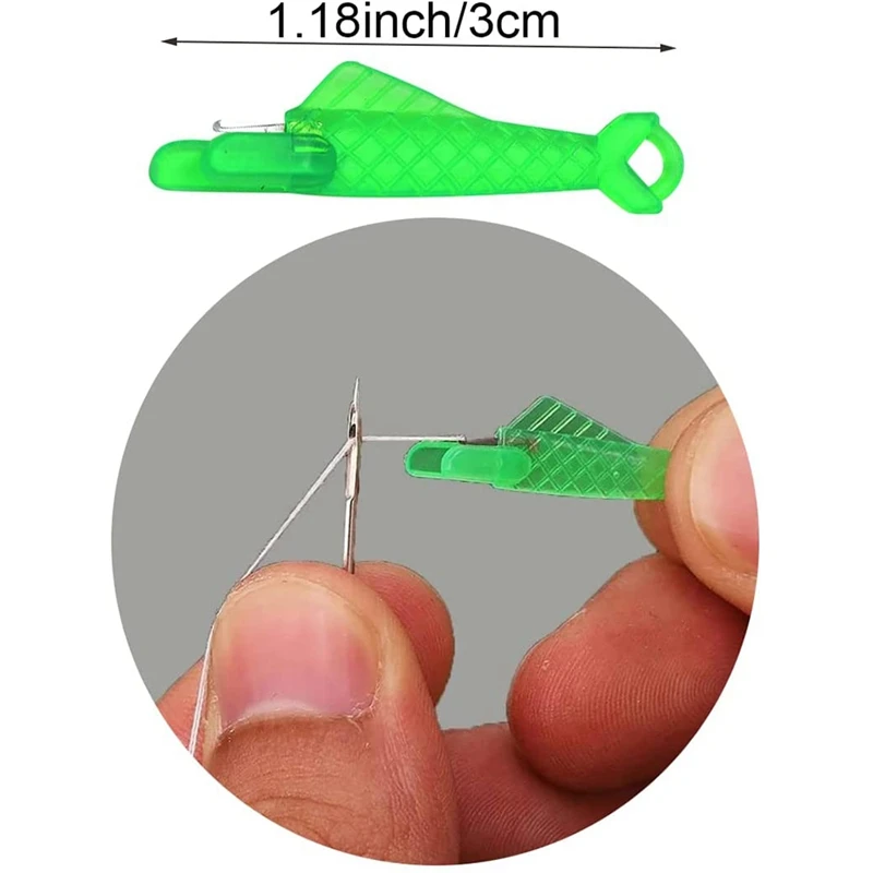 100 шт. нитевдеватель для швейной иглы вставка рук и машины маленьких глаз нить