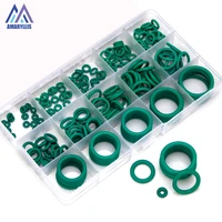 150pcsbox fluorine rubber fkm sealing o rings od 6mm 30mm cs 1mm 1 5mm 1 9mm 2 4mm green gasket replacements kits