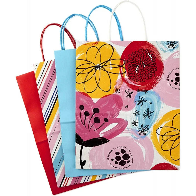 

Wholesale Custom for food grade kraft paper bag recycled brown paper bag with printed kraft paper bags