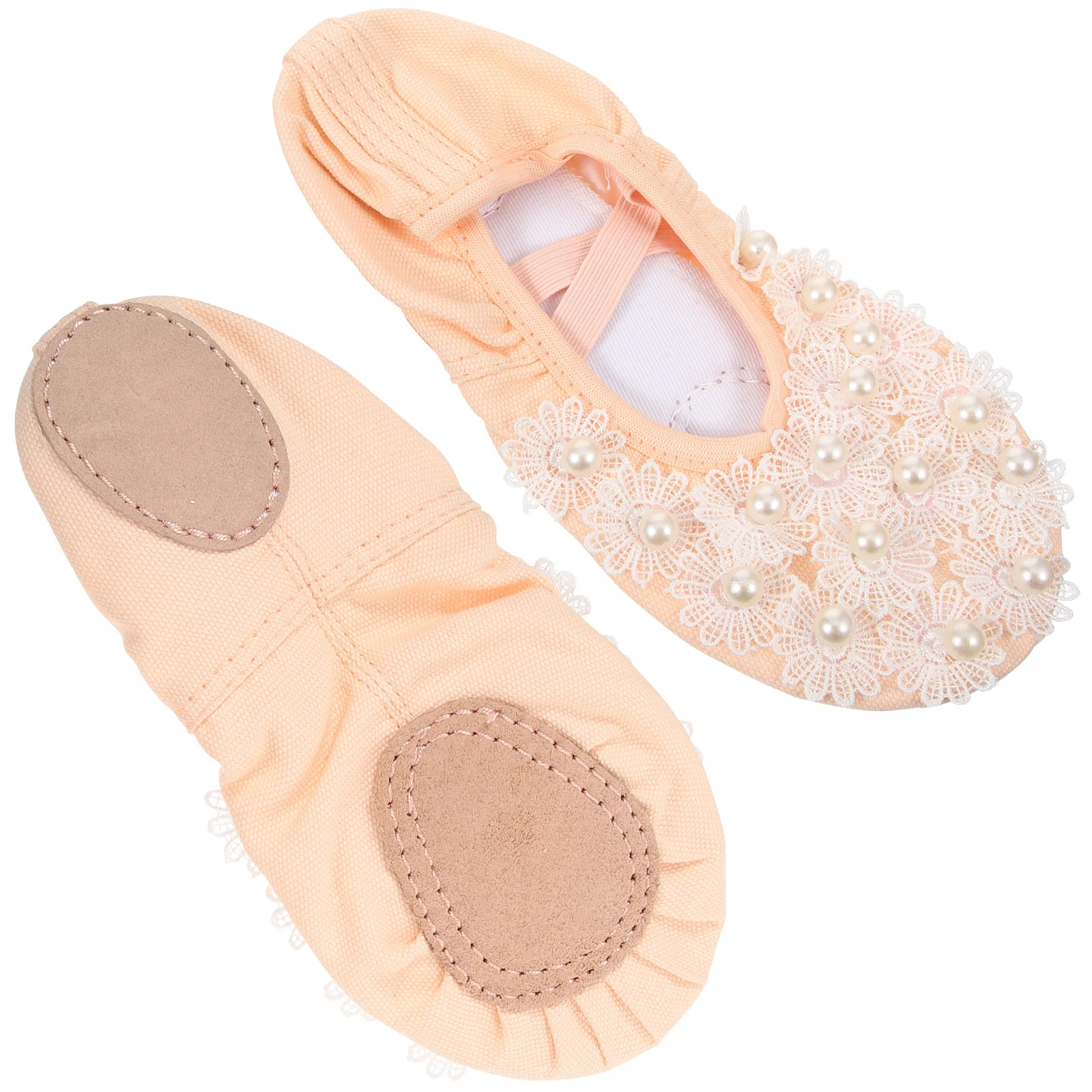 

Розовые балетки, тапочки на плоской подошве для малышей, женские танцевальные йоги для девочек, детские танцевальные туфли