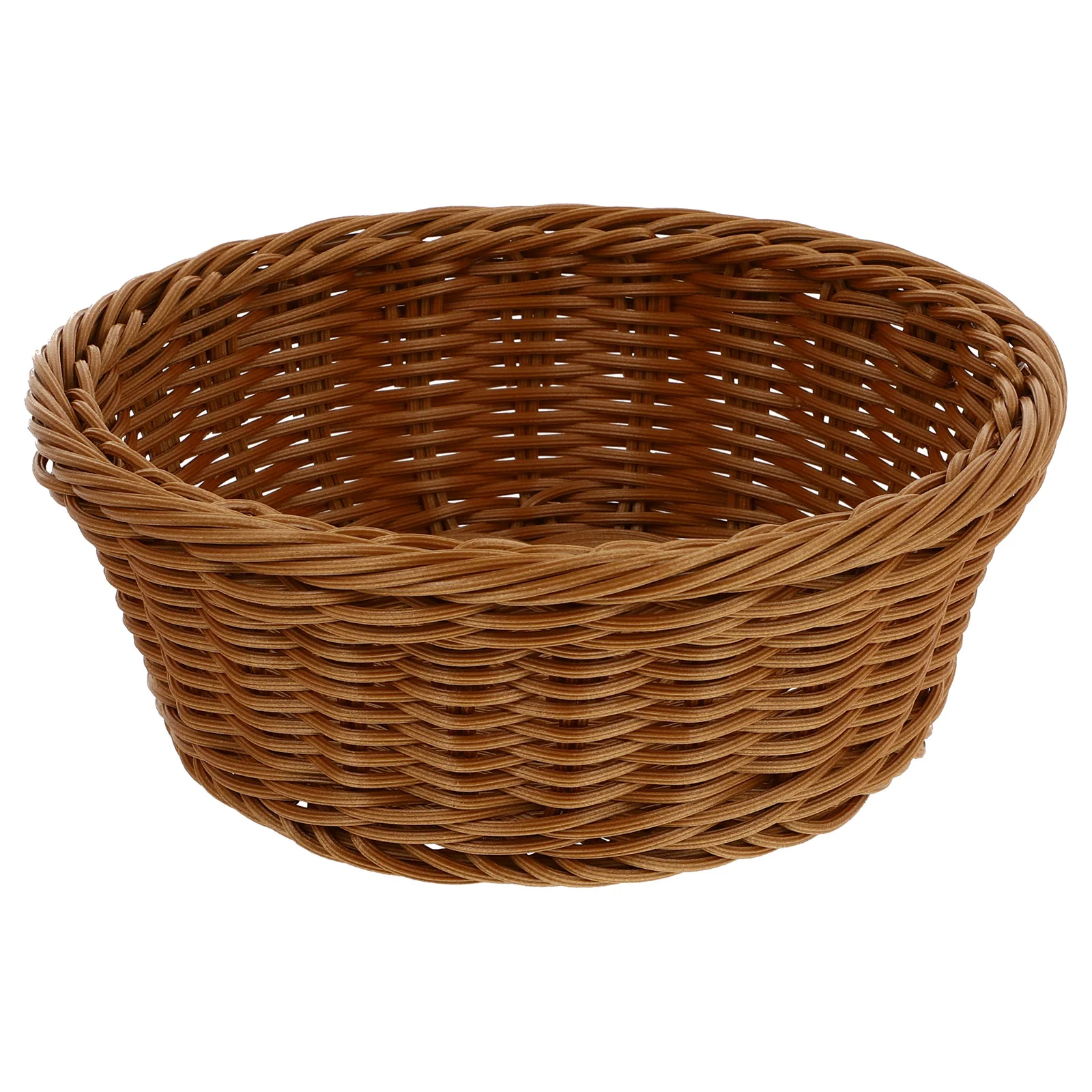 

Basket Storage Tray Bread Wicker Food Woven Rattan Decorative Serving Fruit Snack Baskets Bowl Picnic Countertop Pantry Snacks