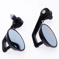 2pcs motorcycle rearview mirror 22mm 78 universal motorcycle bar end round side mirror for harley cafe racer scooter ect