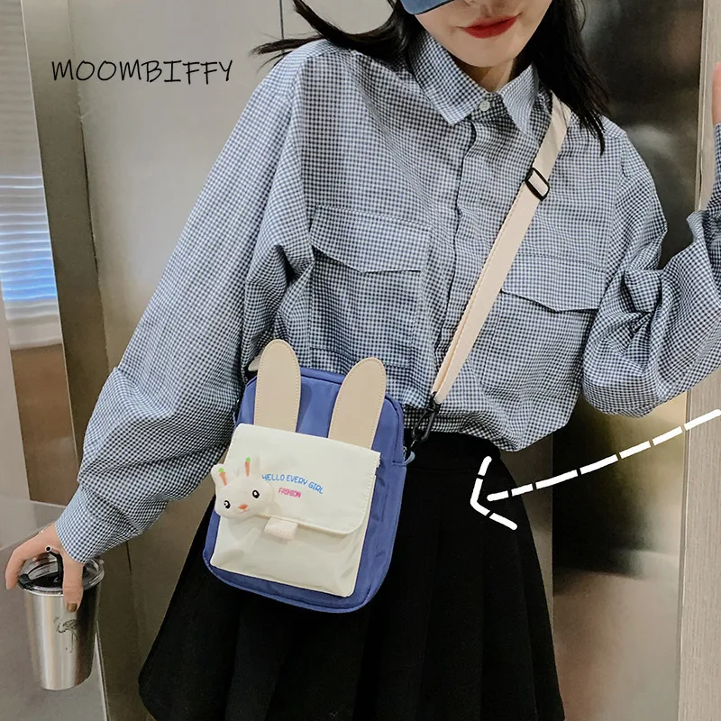 

Модная свежая сумка Ins для девочек, новинка 2022, японский тренд, сумка-мессенджер на одно плечо, Женская Студенческая маленькая квадратная су...