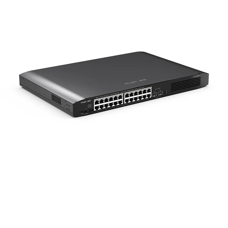 

Ruijie 1000Mps 24 ports POE + 2 port 1000Mps network switch RG-ES126G-P