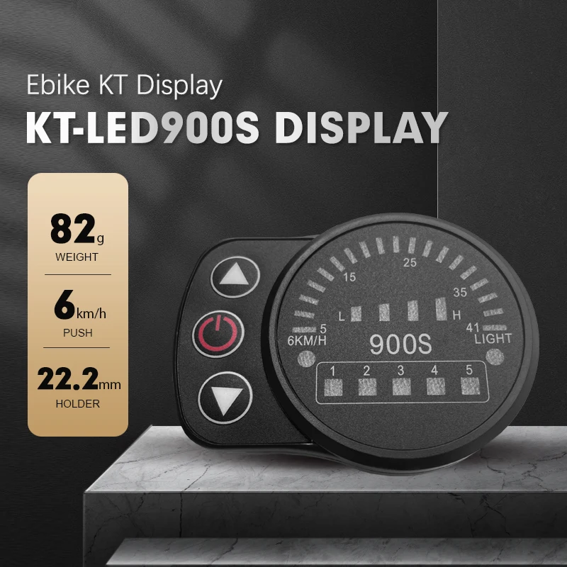 

Дисплей для электровелосипеда KT LED900S 24 в 36 в 48 в SM/водонепроницаемый подключаемый контроллер для электровелосипеда