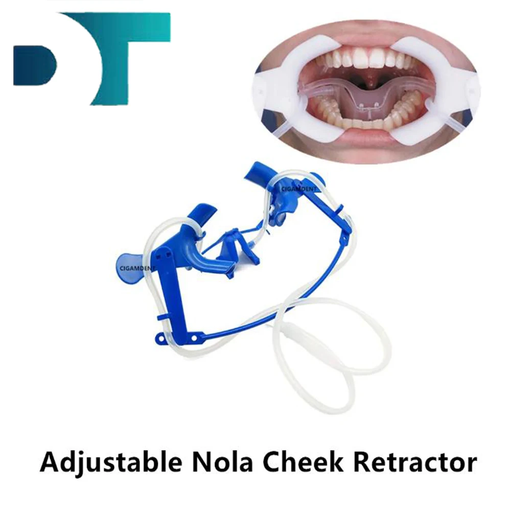 

Dental Nola Lip Cheek Retractor Suction Oral Dry Field System Mouth Opener Sub Saliva Dentistry Tongue Expand Adjustable Tools