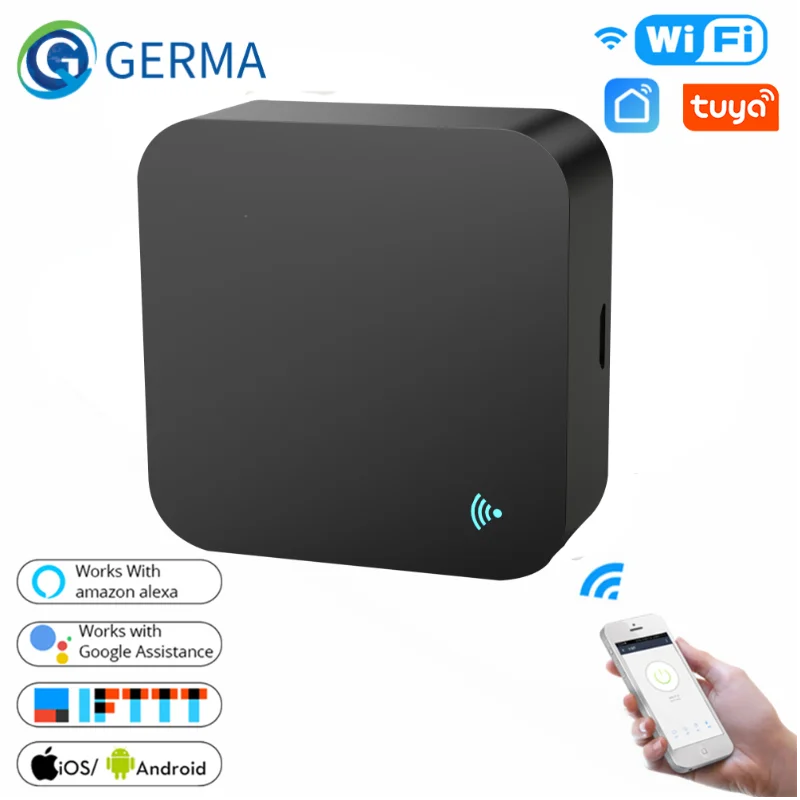 

GERMA Мини WiFi ИК пульт дистанционного управления для кондиционера ТВ, умный дом автоматизация универсальный пульт дистанционного управления ...
